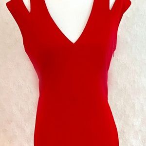 Allan B Schwartz Holiday Red Dress